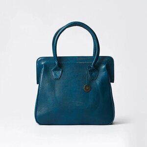 Wanderers Travel Company ~ Monte Carlo Handbag in Azzurra (Deep Teal Green)